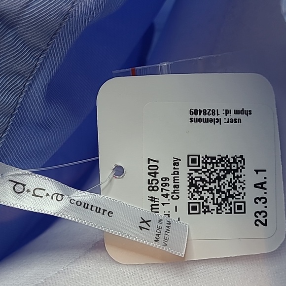 D.N.A Couture Women's Long Sleeve Shirt - Picture 5 of 7